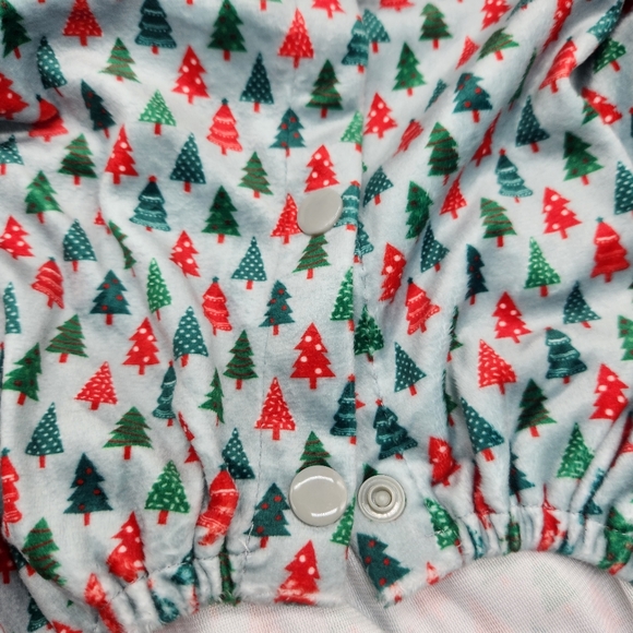 NwoT Size 7 XXXL Howlidays Green & Red Christmas TreePatterns Dog SnapUp Pajamas - Picture 10 of 10